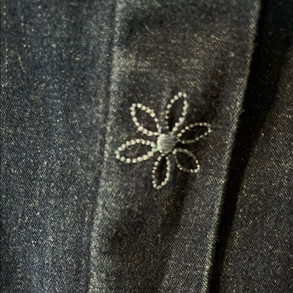 Denver Hayes Blue Button Down Shirt with Notched Collar - Picture 3 of 5